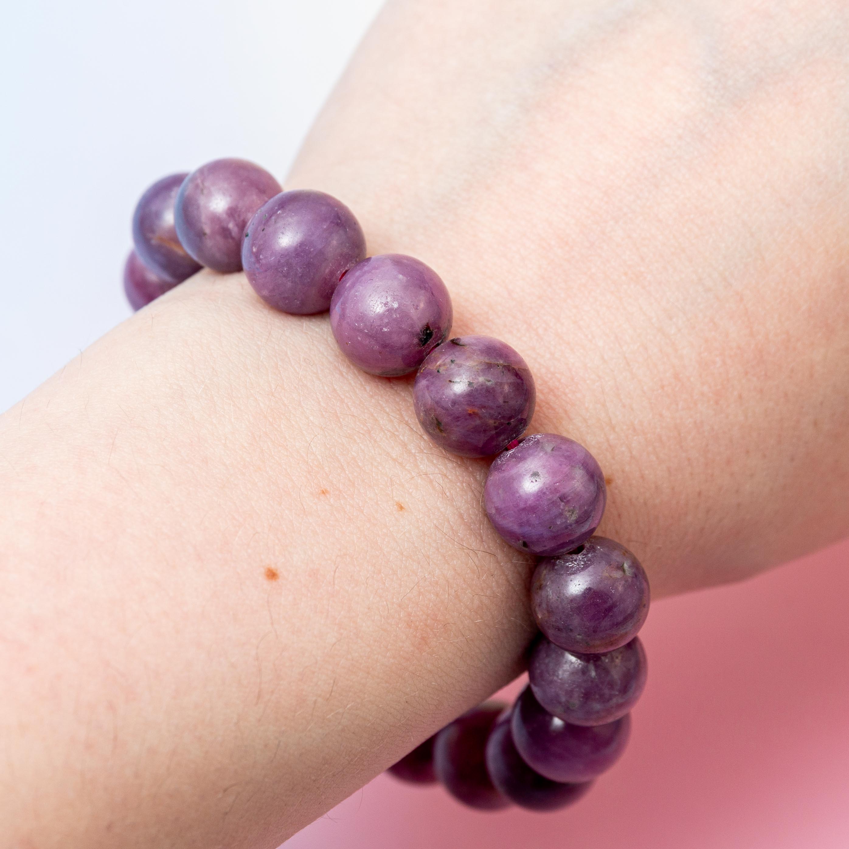Ruby Bracelet - 12mm/21cm