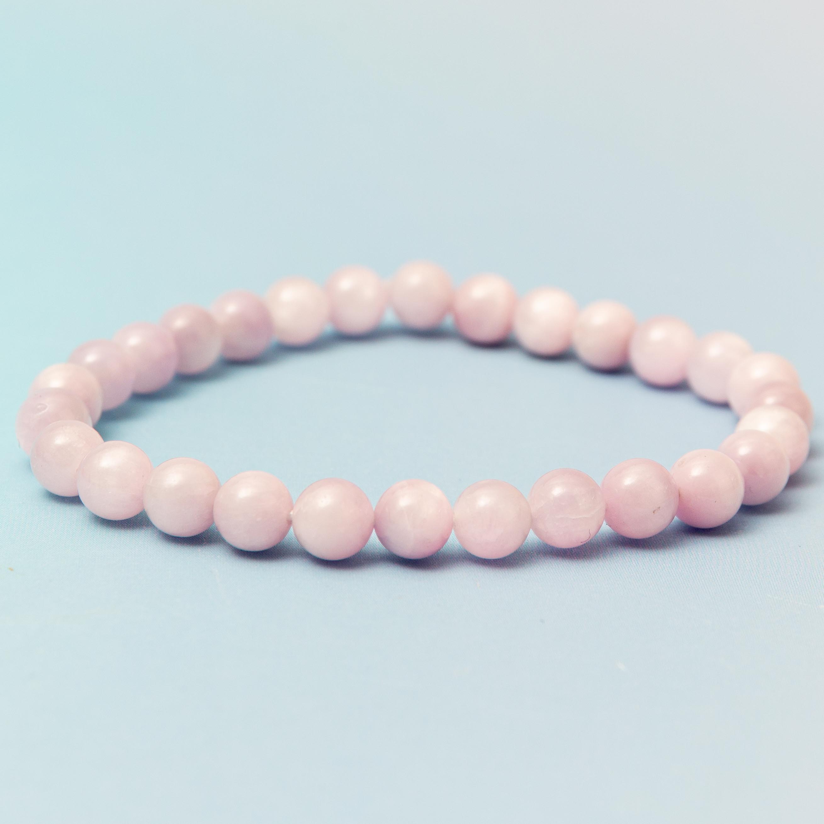 Kunzite "AA" Bracelet - 7mm/17cm