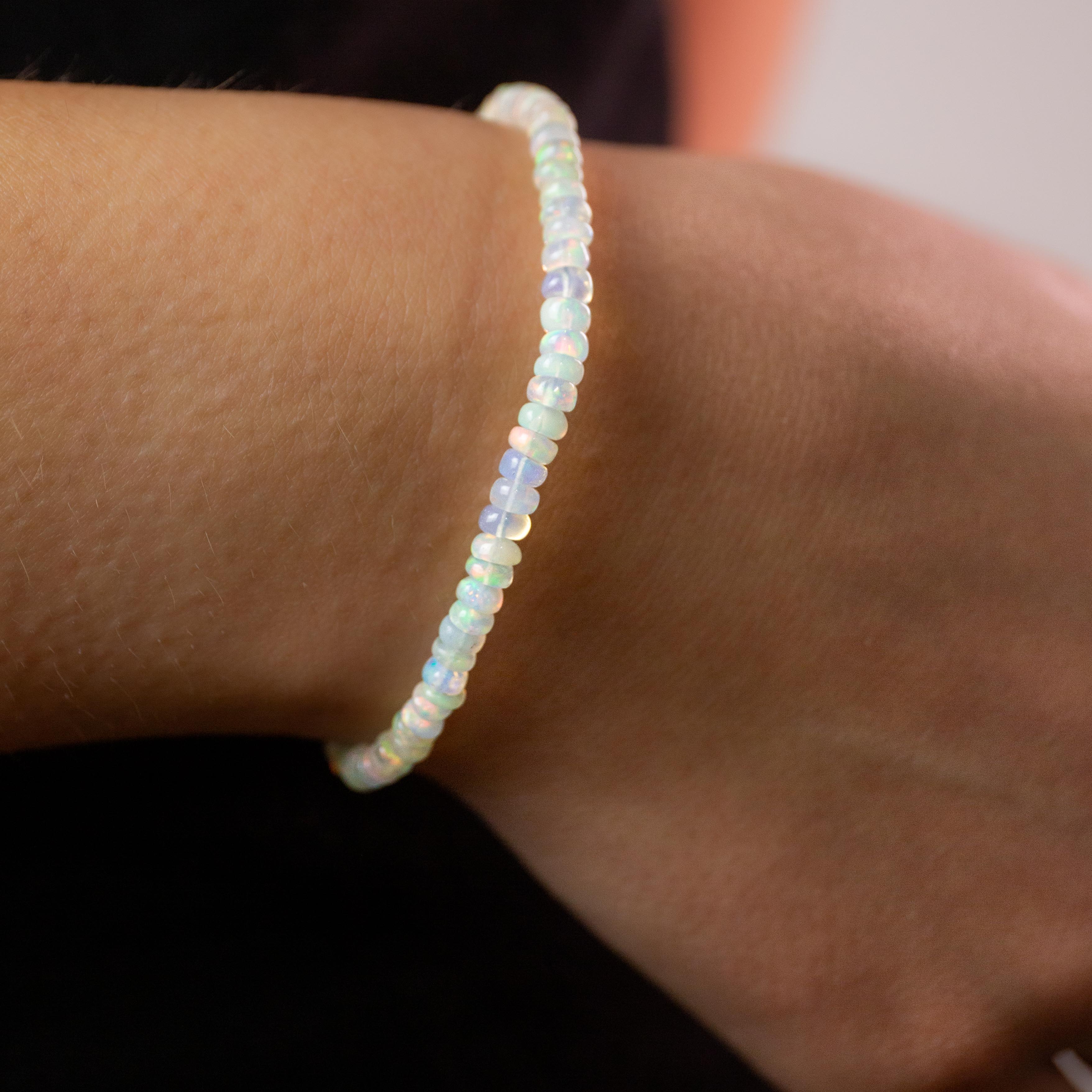 Noble Opal Bracelet - 4mm/17cm (D)
