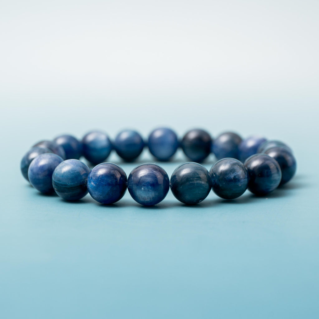 Blue Kyanite Bracelet - 10mm/17.5cm
