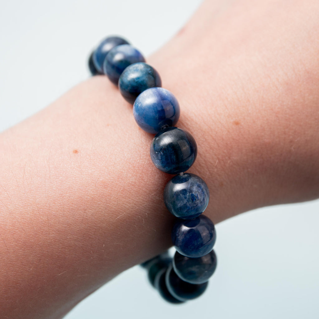 Blue Kyanite Bracelet - 10mm/17.5cm