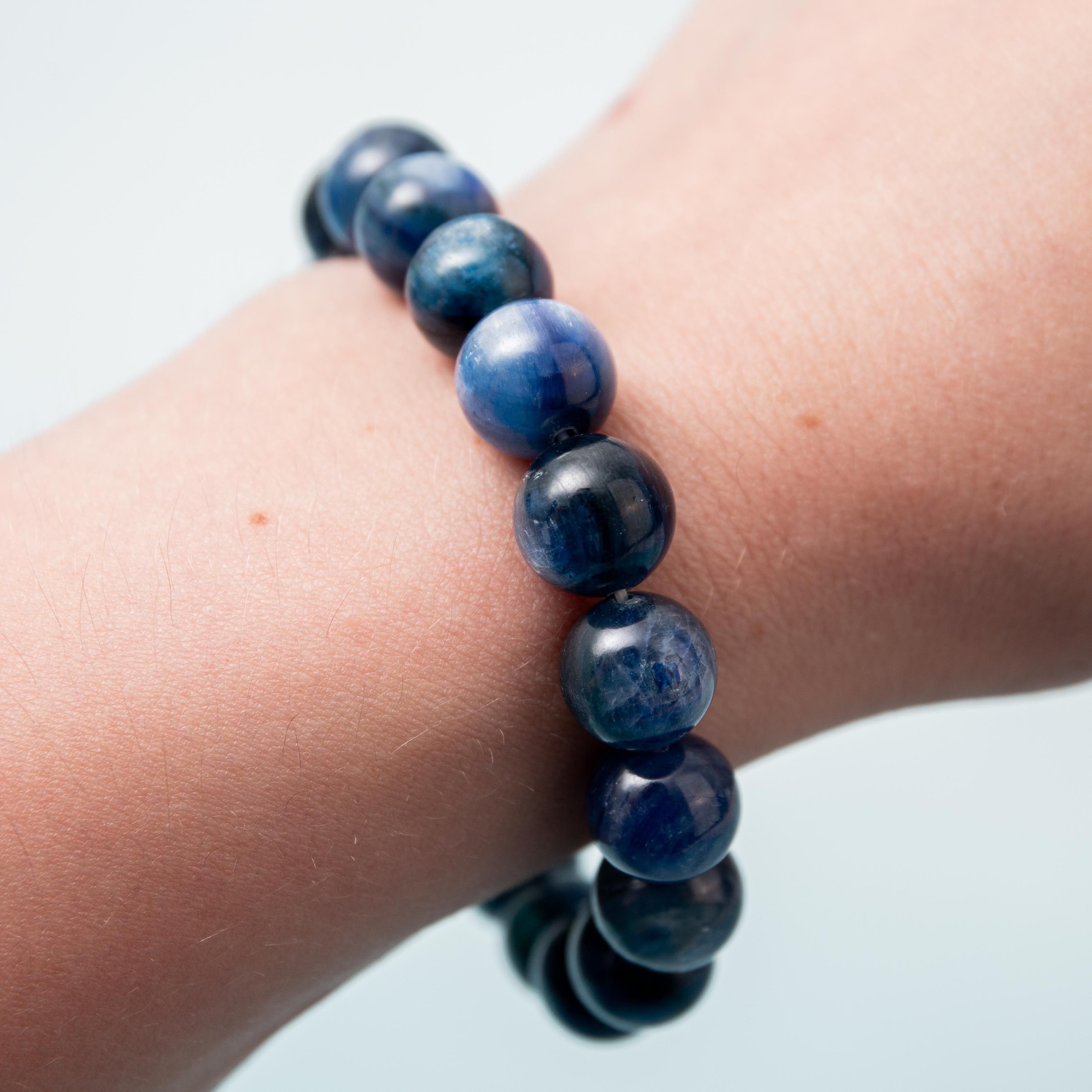 Blue Kyanite Bracelet - 10mm/17.5cm