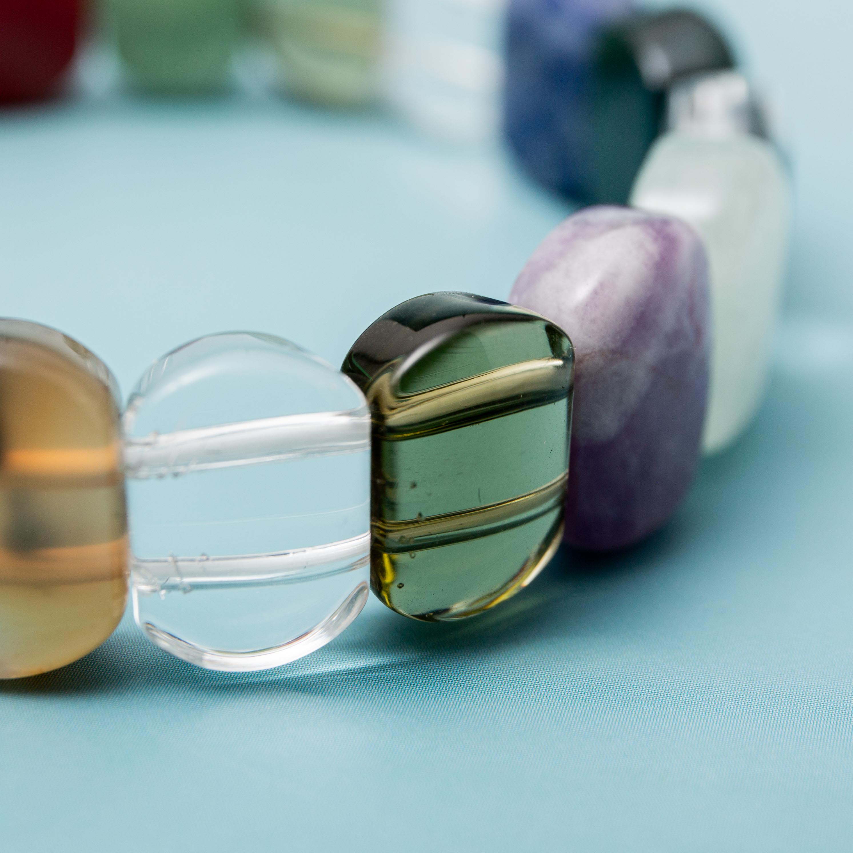 Mix Crystal Bracelet - 17.5cm