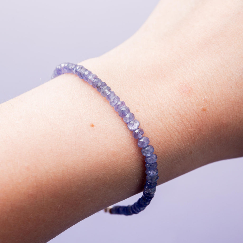 Tanzanite Bracelet - 4mm/18cm
