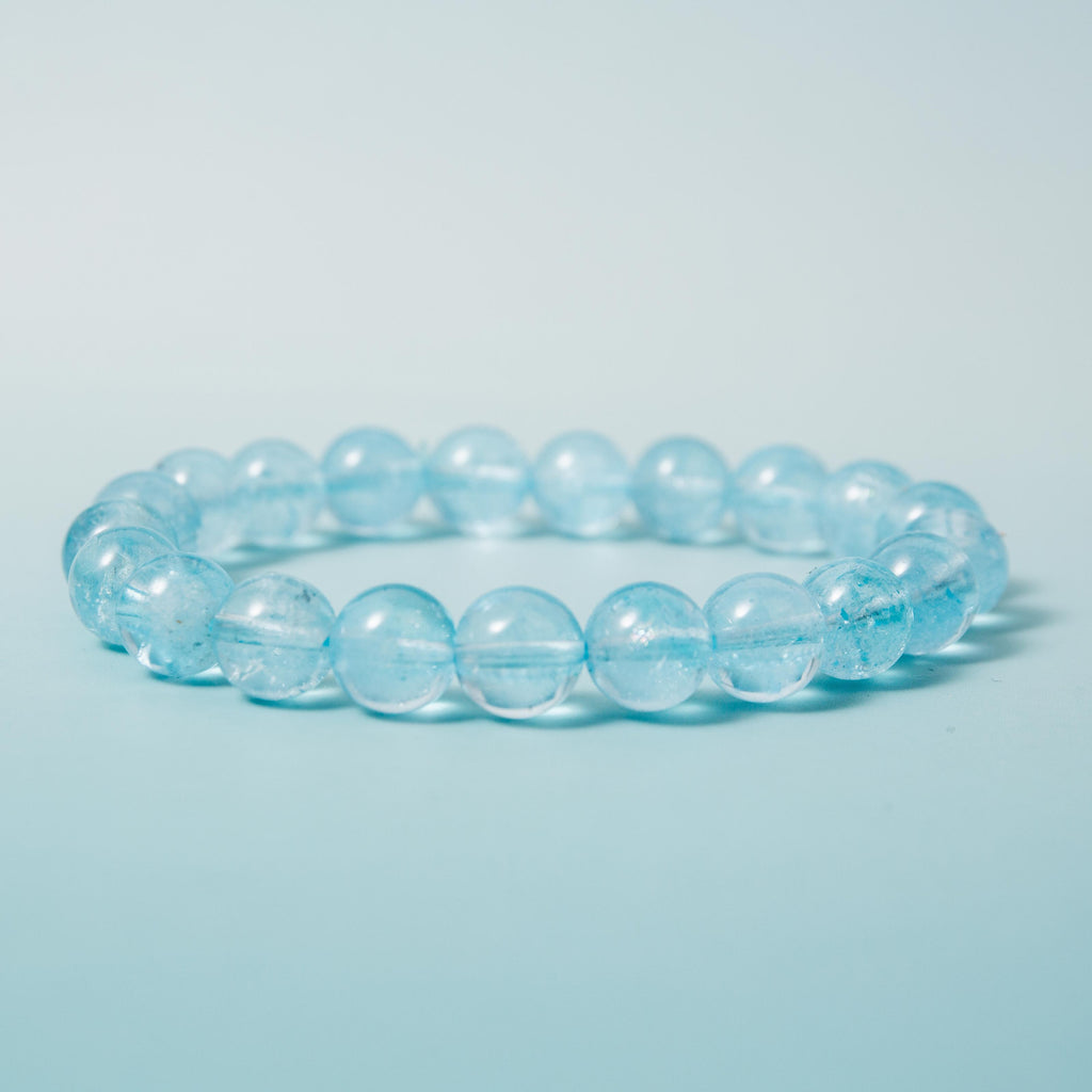 Blue Topaz "AA" Premium Bracelet - 10mm 16cm