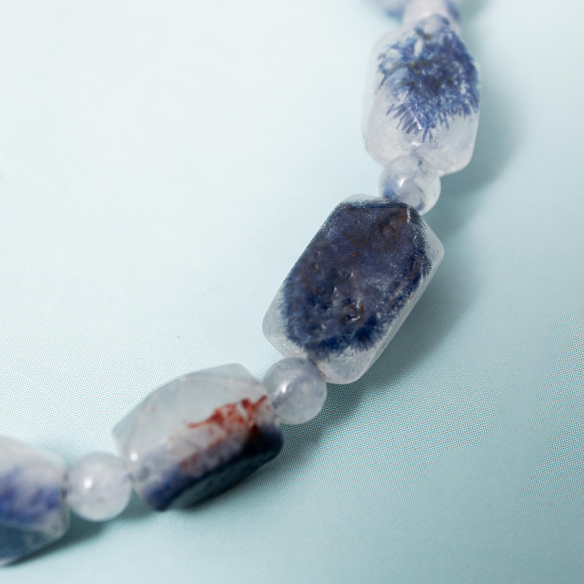 Dumortierite Quartz Bracelet - 5mm 17cm (A)