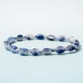 Dumortierite Quartz Bracelet - 4mm 17cm (B)