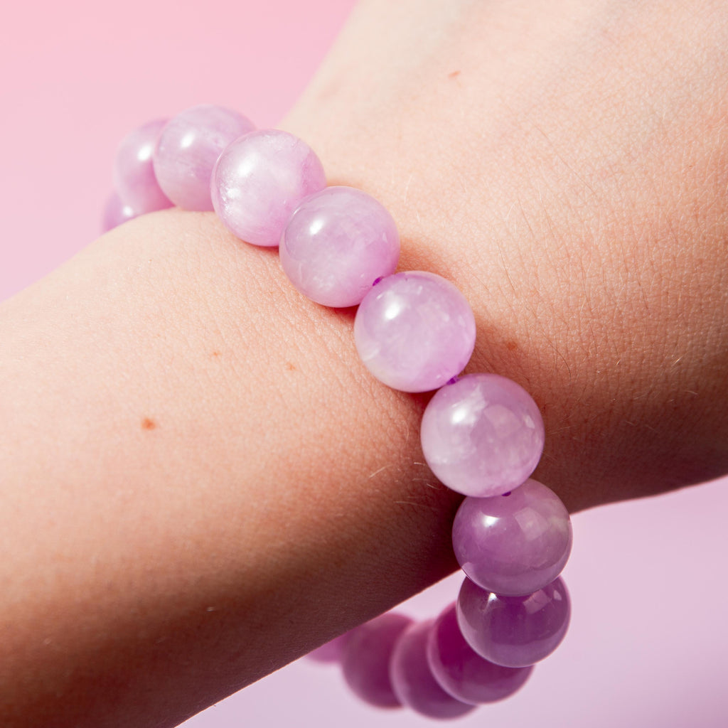 Kunzite Premium Bracelet - 13 mm 17cm (A)