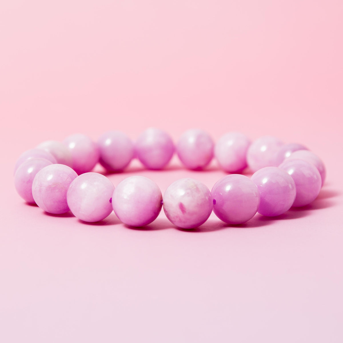Kunzite Premium Bracelet - 13 mm 18cm (C)