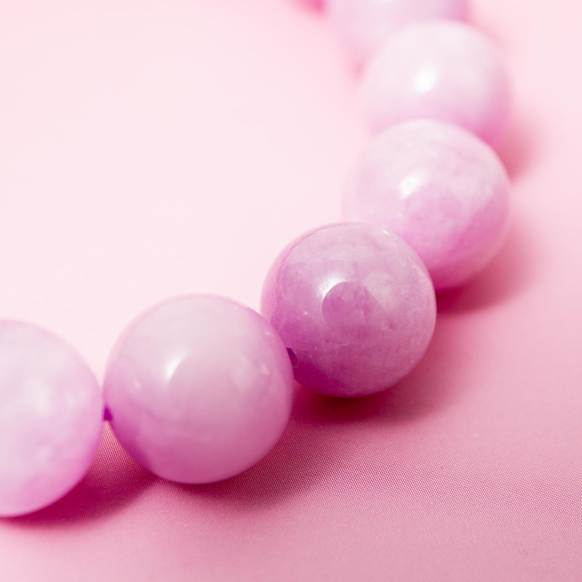 Kunzite Premium Bracelet - 13 mm 18cm (C)