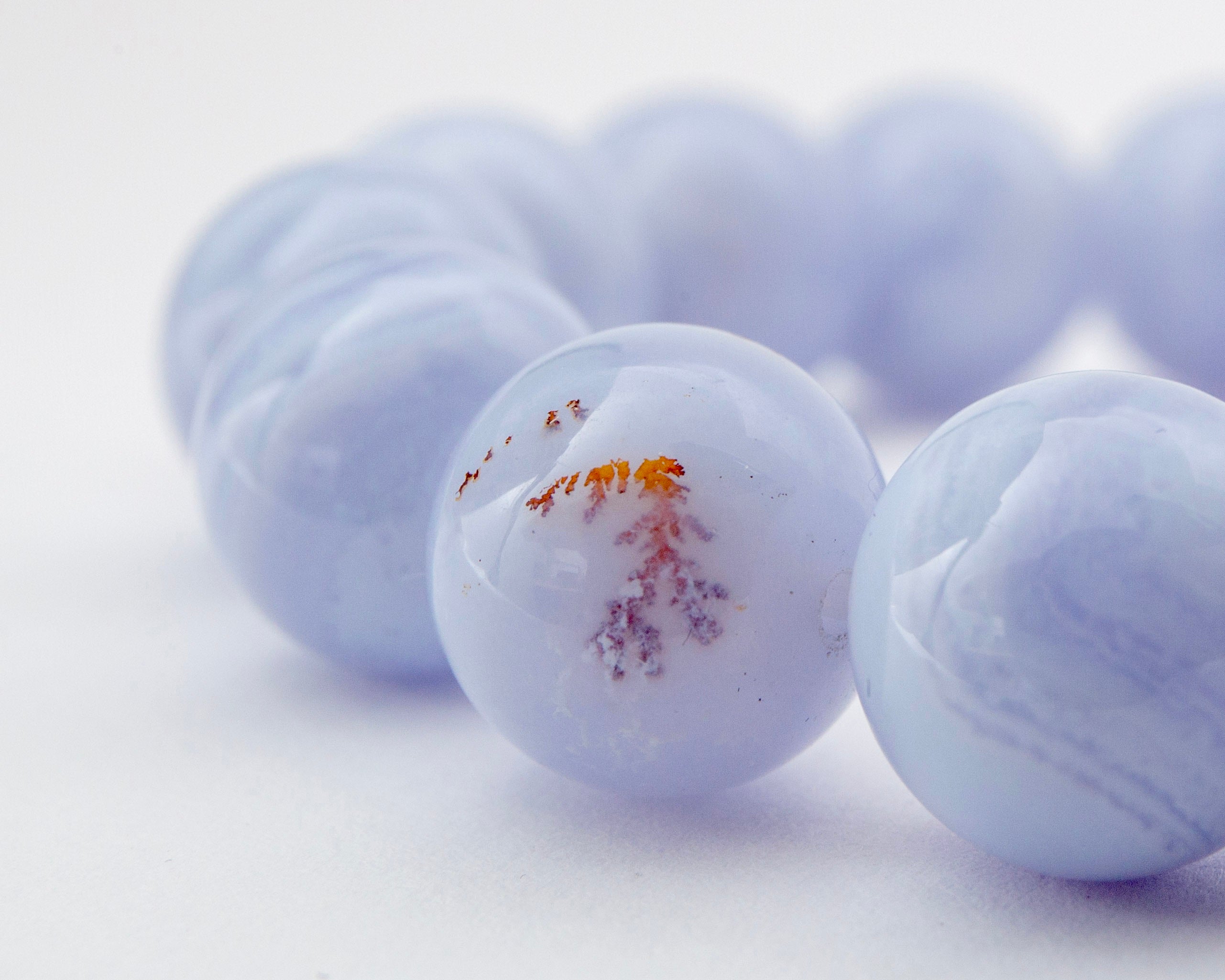 Blue Chalcedony 10.5mm