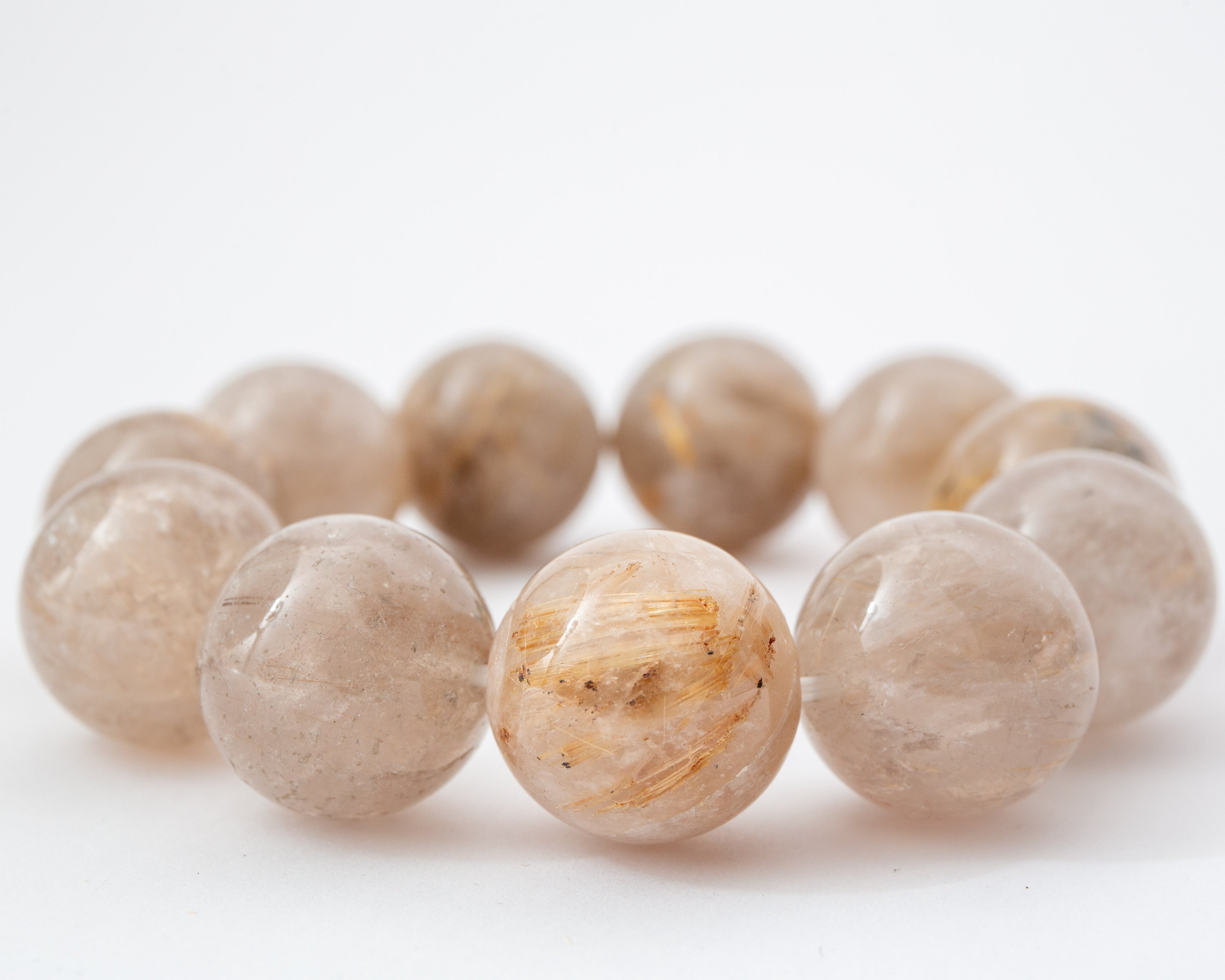 Gold Rutilated Quartz 20mm