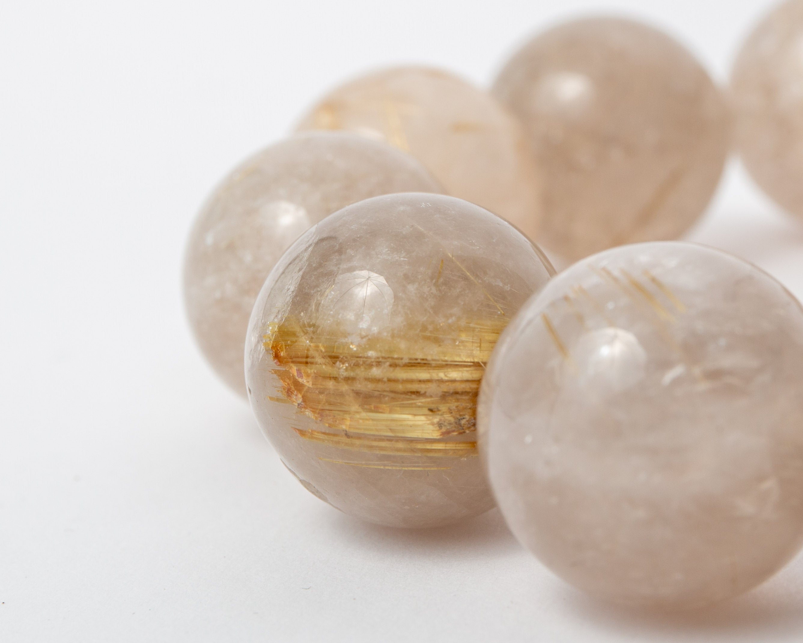 Gold Rutilated Quartz 20mm