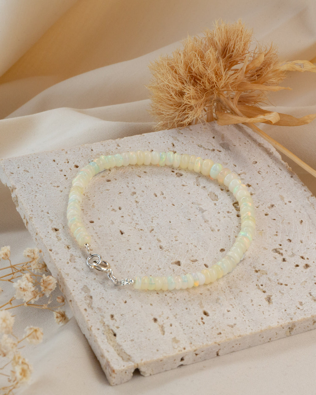 White AA Opal 5x2mm
