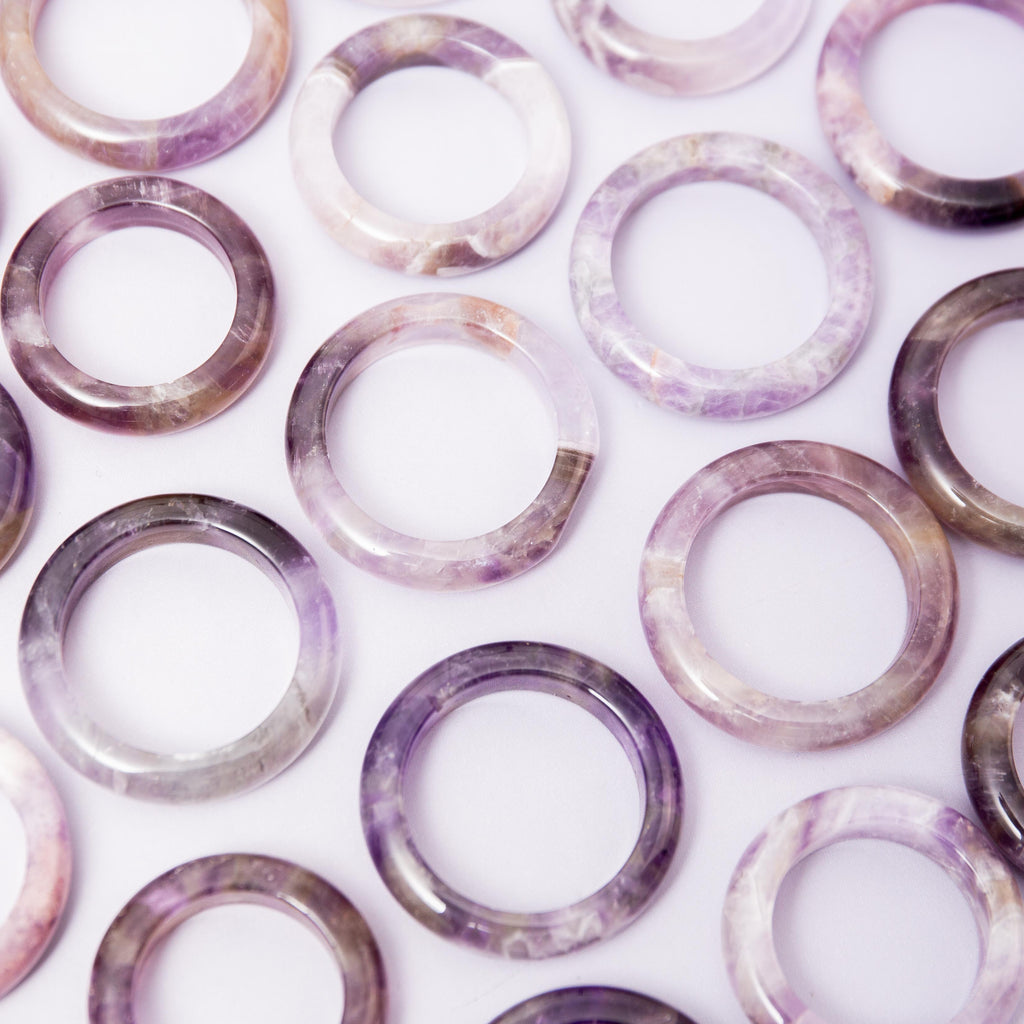 Sphere Holder Ring - Amethyst
