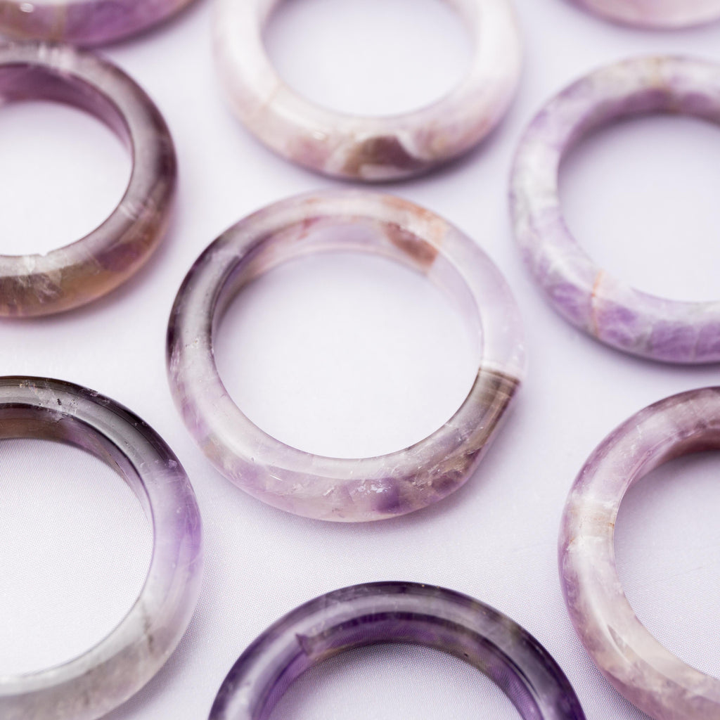 Sphere Holder Ring - Amethyst