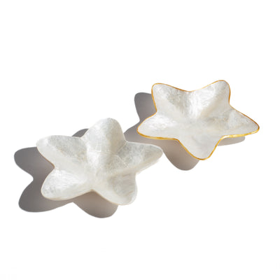 Gyöngyház tál 12cm (Csillag) - Balinéz kollekció