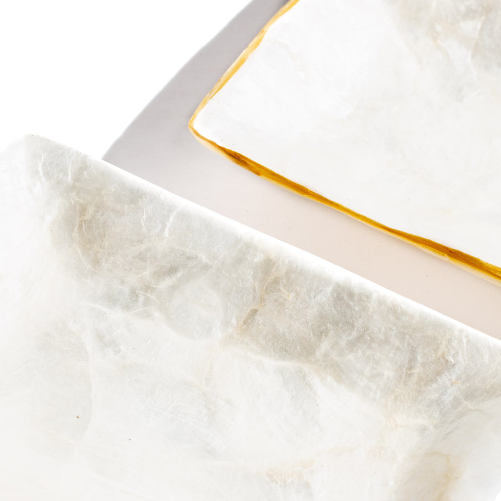 Gyöngyház tál 12cm  - Balinéz kollekció