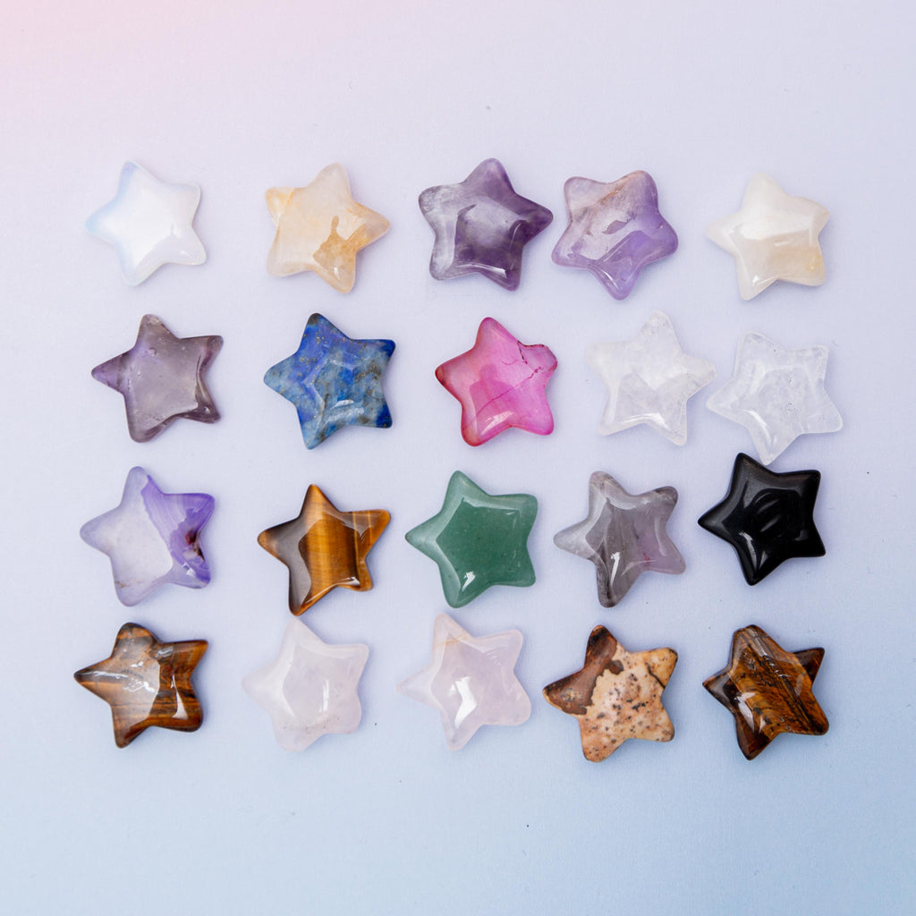 Crystal Star Mix 2cm - 20pcs