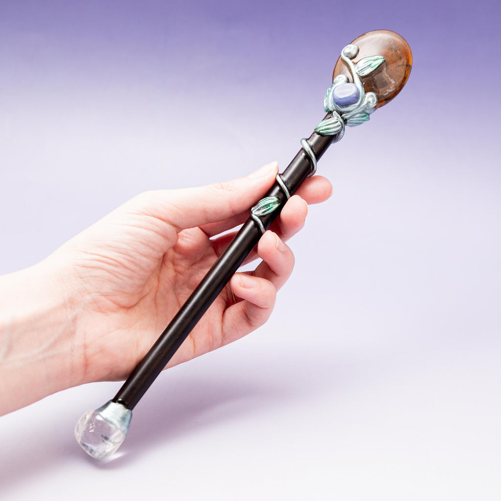 Tiger's Eye Magic Wand - 25cm (A4)