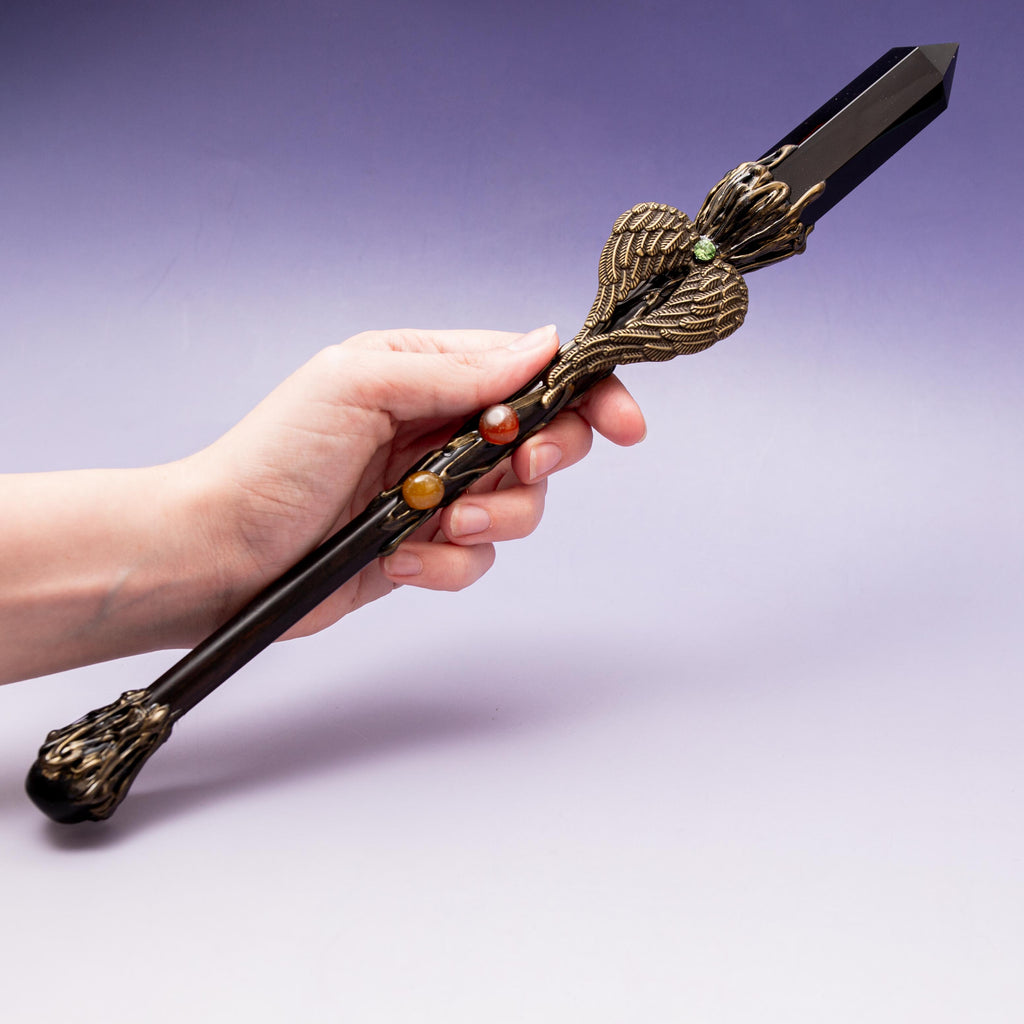 Obsidian Magic Wand - 34cm (D2)