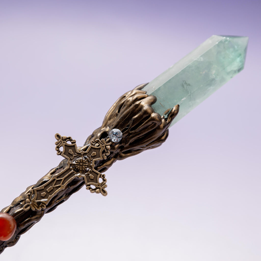Fluorite Magic Wand - 32cm (D4)