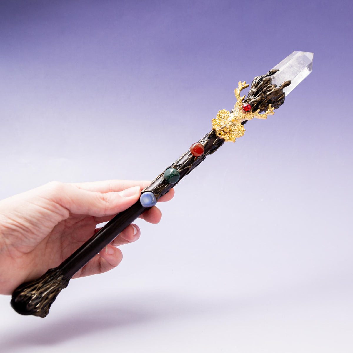 Clear Quartz Magic Wand - 31 cm 127 gr