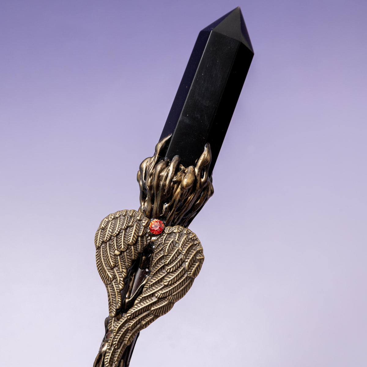Obsidian Magic Wand - 34 cm 148 gr