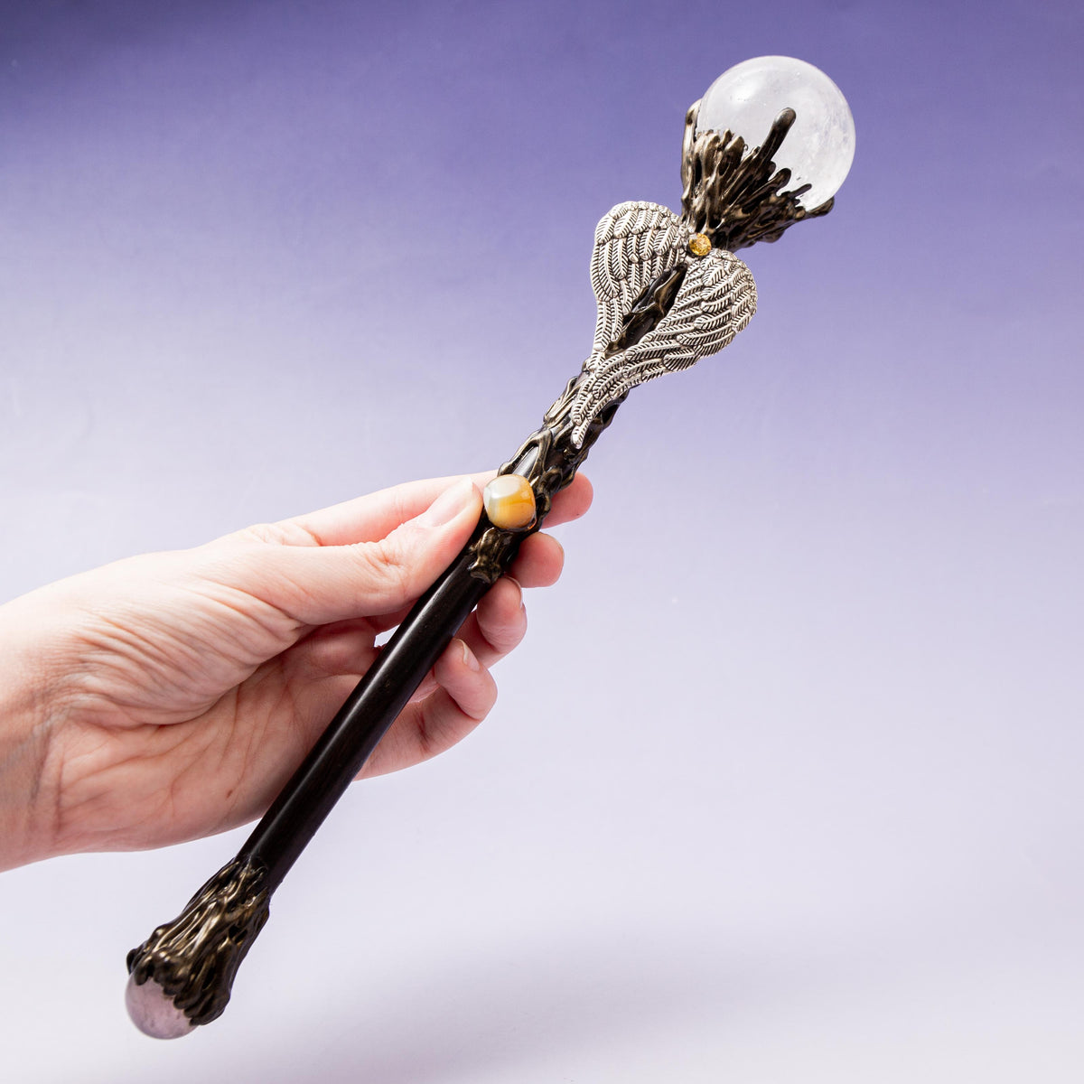Clear Quartz Magic Wand - 30 cm 190 gr