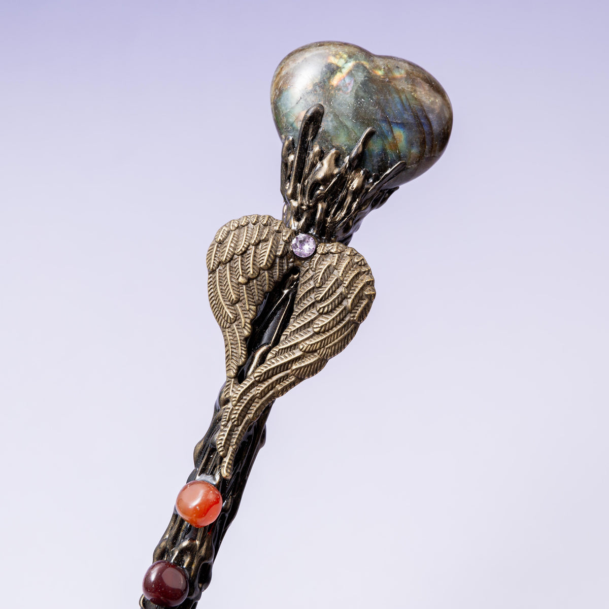 Labradorite Magic Wand - 29 cm 147 gr