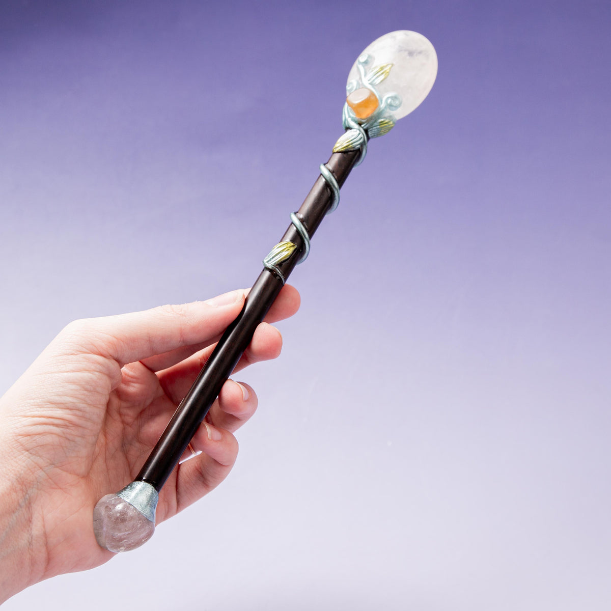 Clear Quartz Magic Wand - 25 cm 73 gr (A)