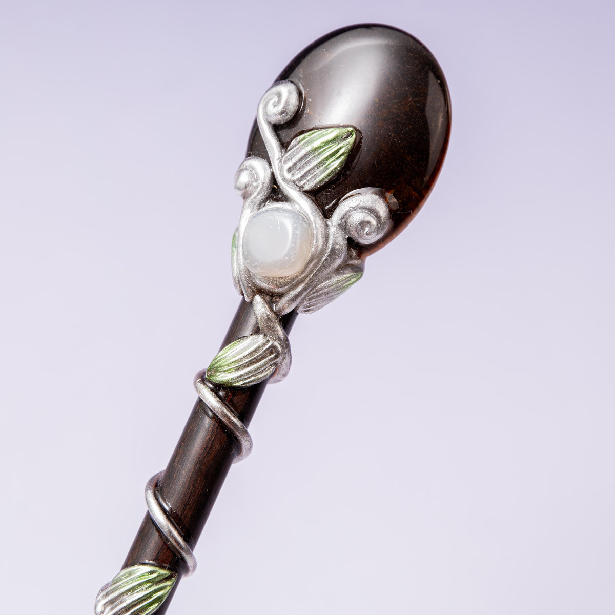 Obsidian Magic Wand - 24 cm 72 gr (B)