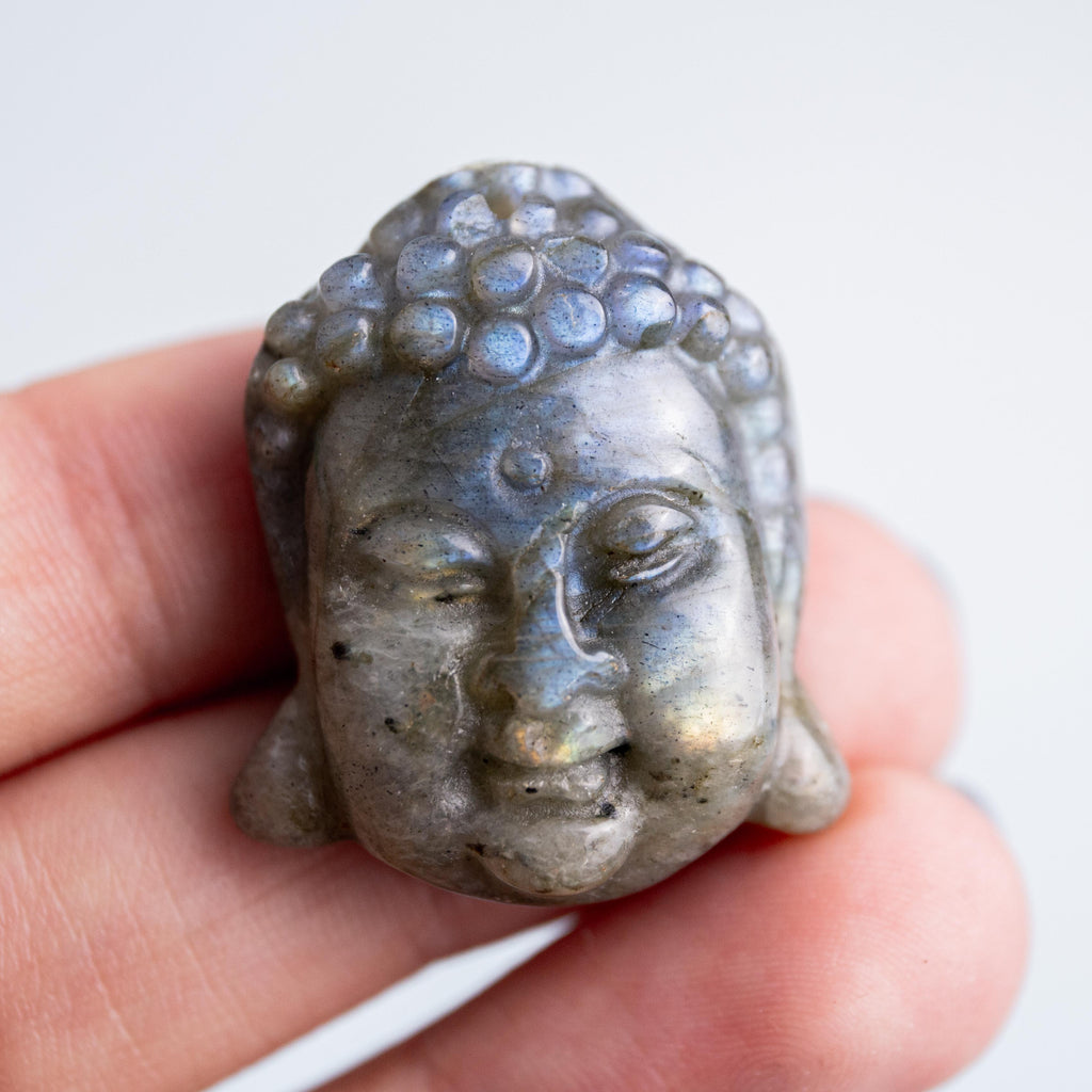Labradorit Buddha arc – 3 cm
