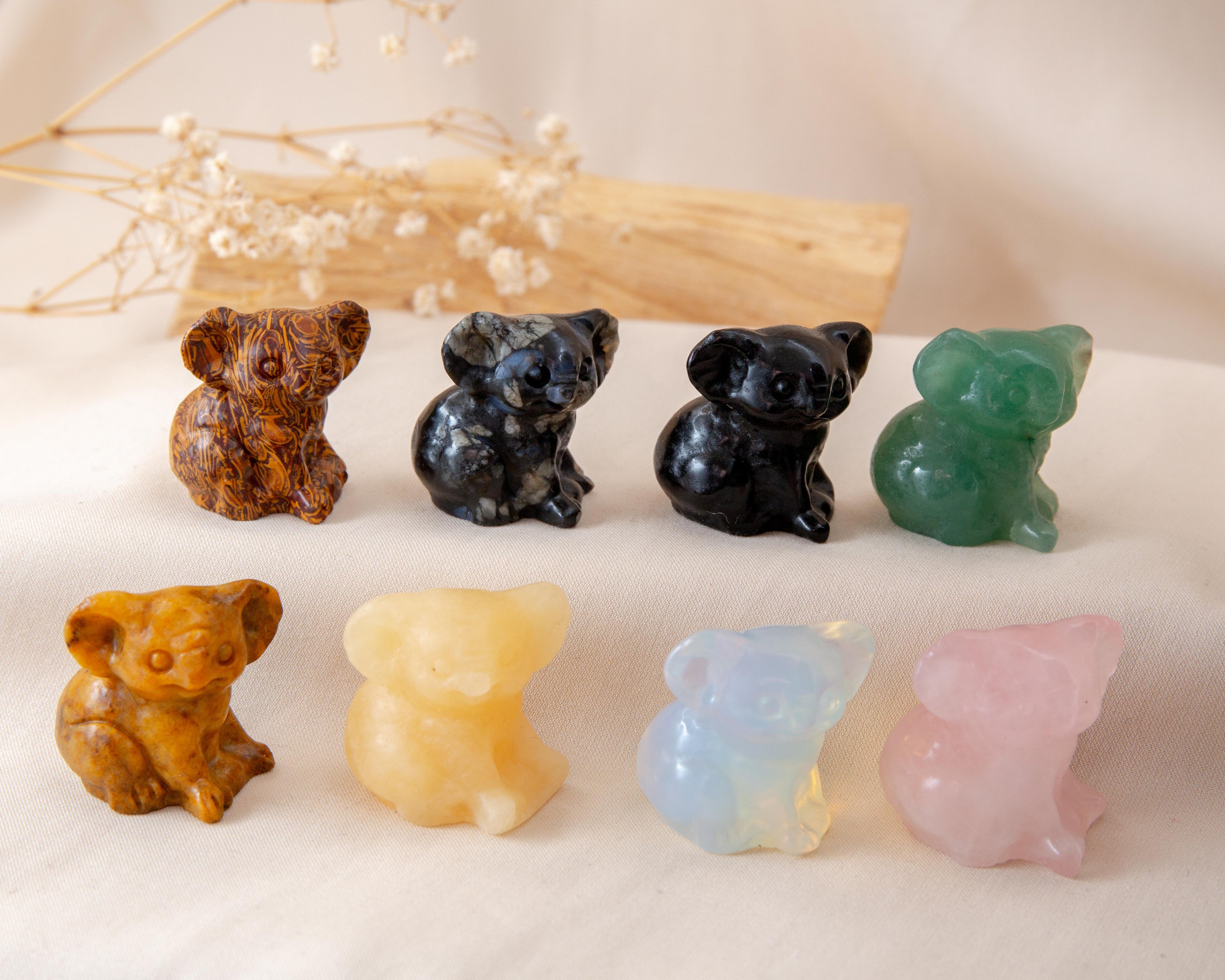 Koala – 3cm Crystal Carving