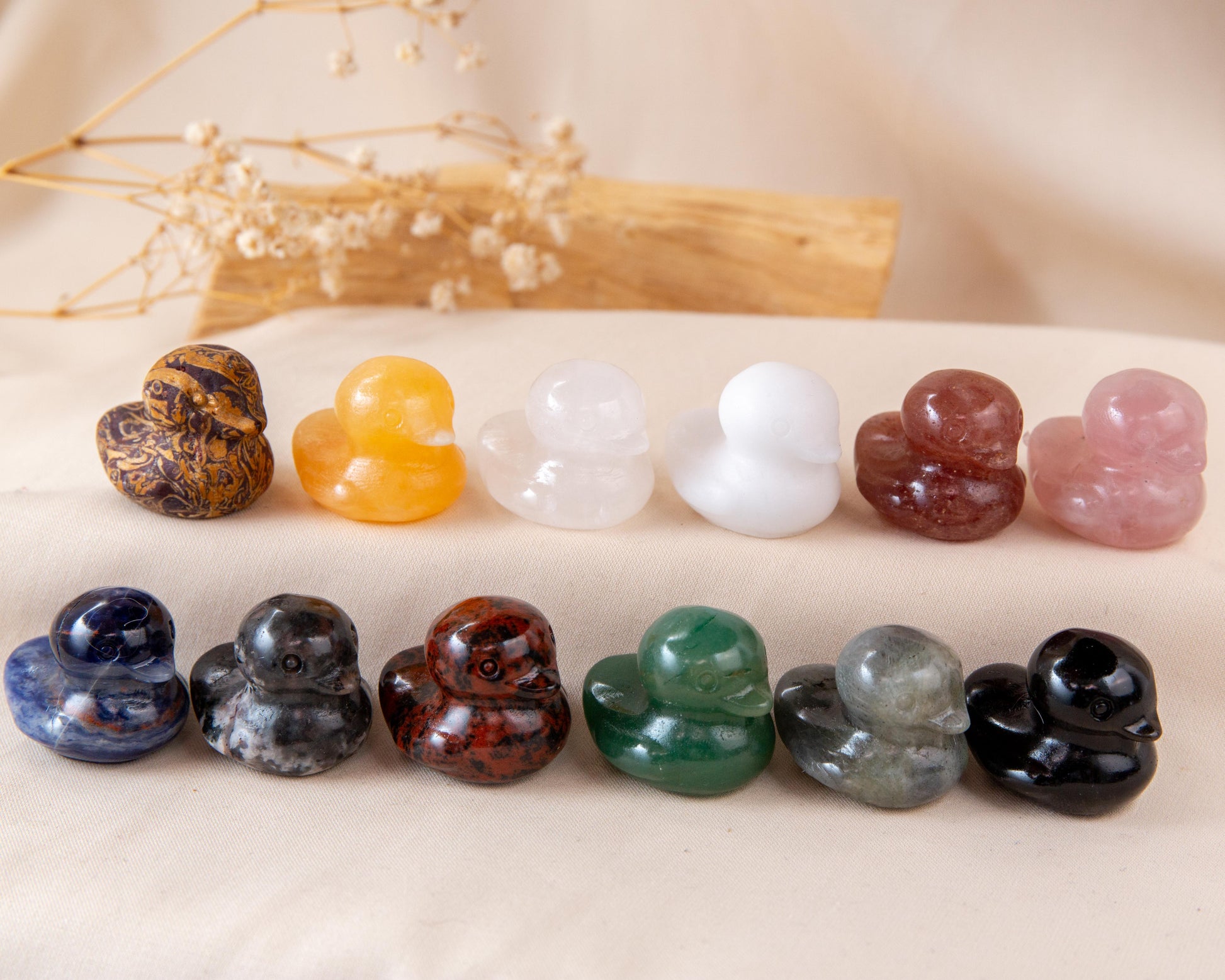Duck– 3cm Crystal Carving