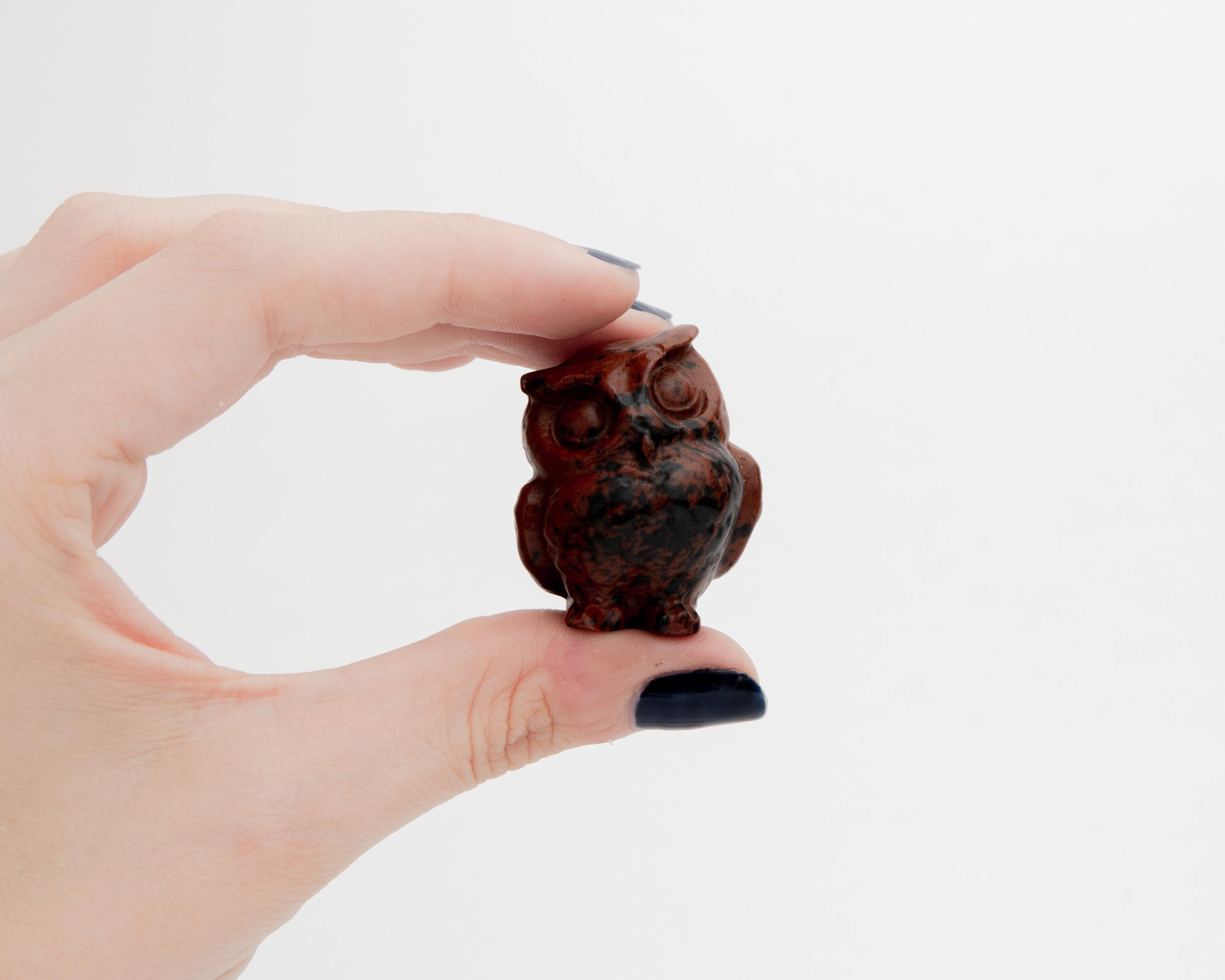 Owl – 3cm Crystal Carving