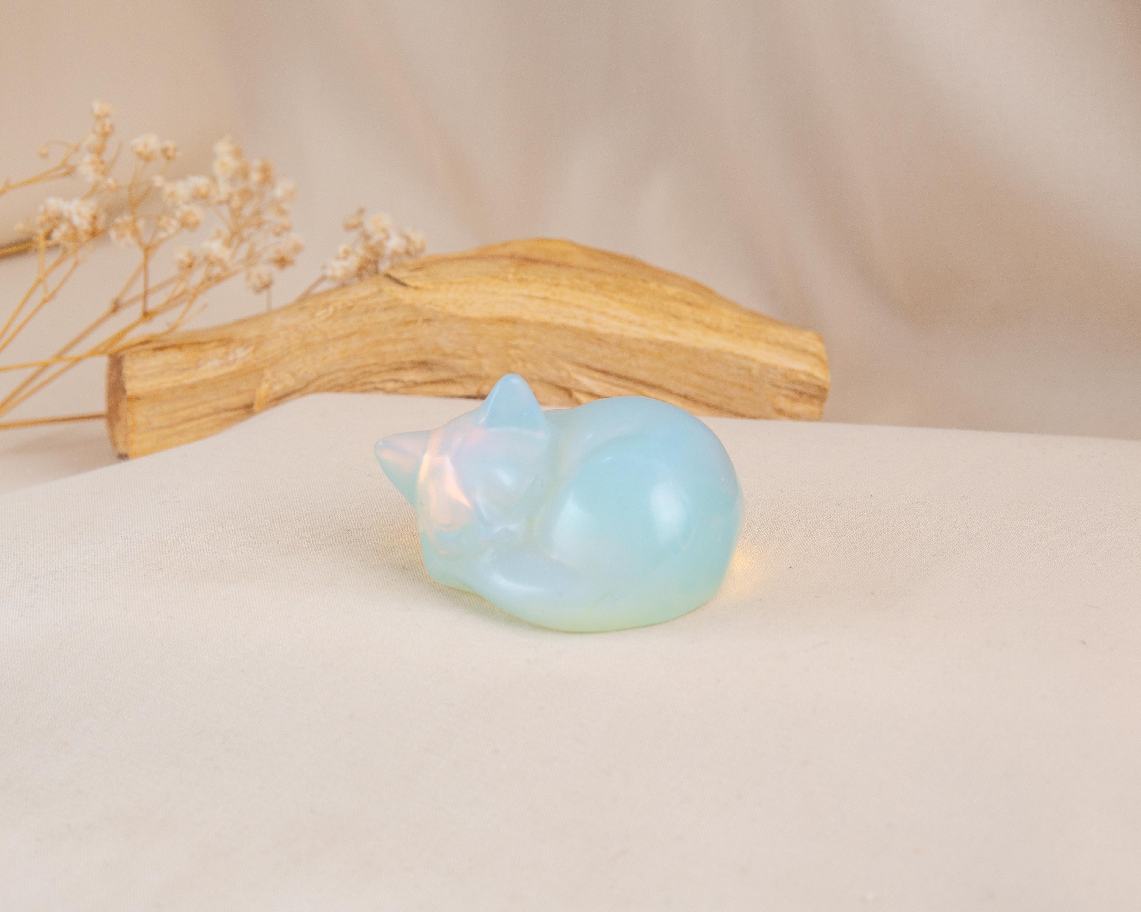 Cat– 5cm Crystal Carving