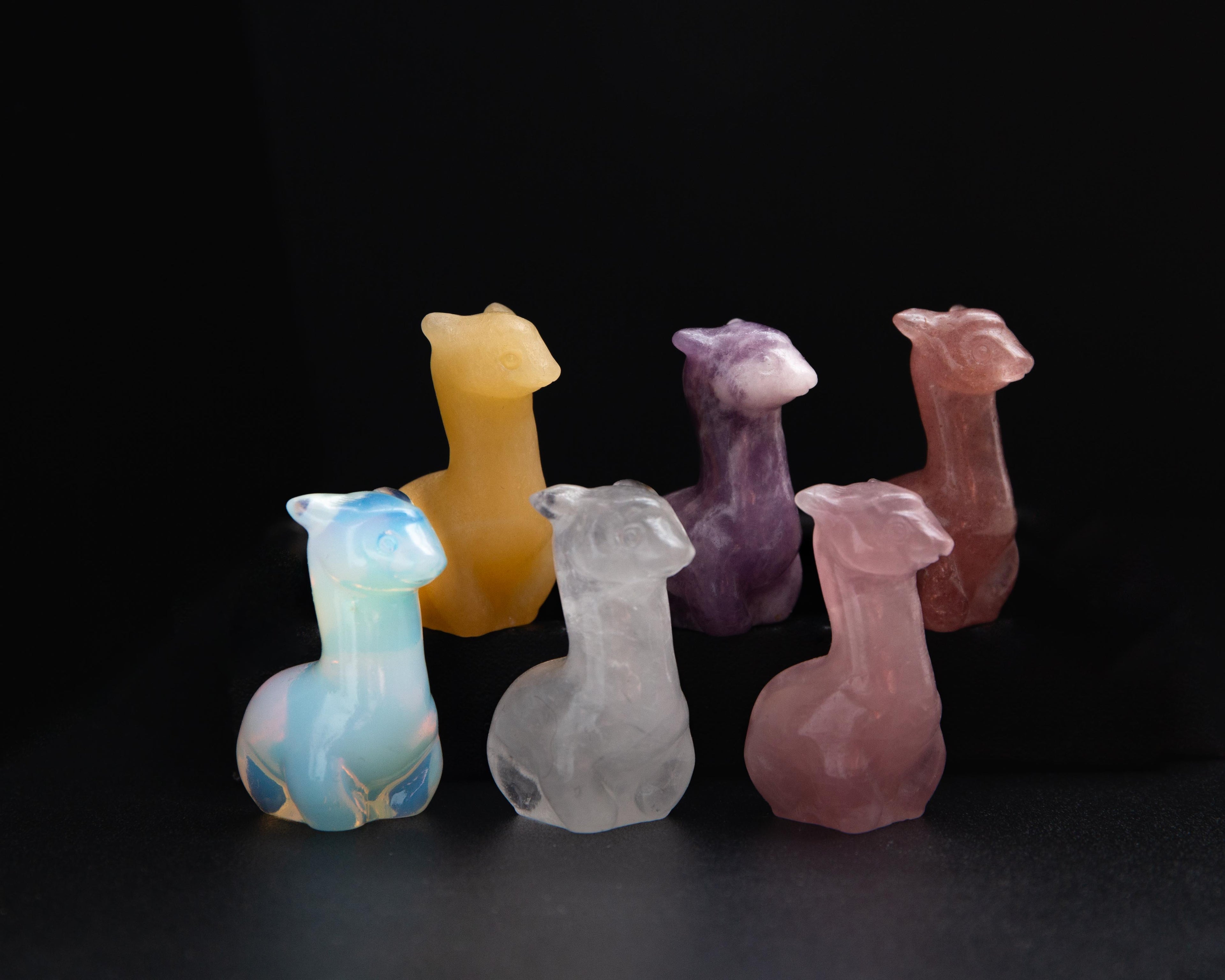 Alpaca - 4cm Crystal carving