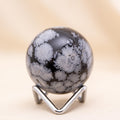Sphere - Snowflake Obsidian