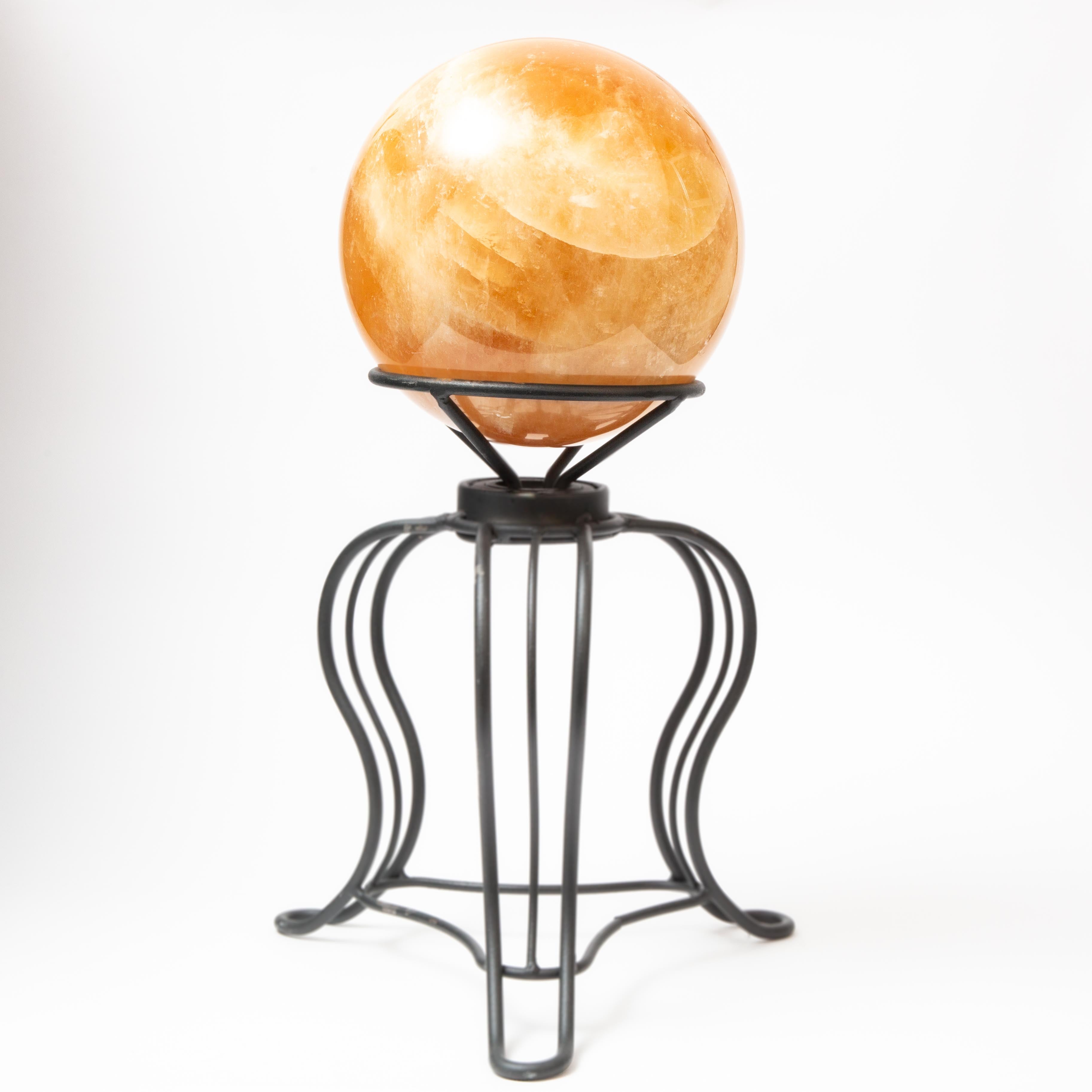 Sphere - Honey Calcite 6kg (Only Sphere)