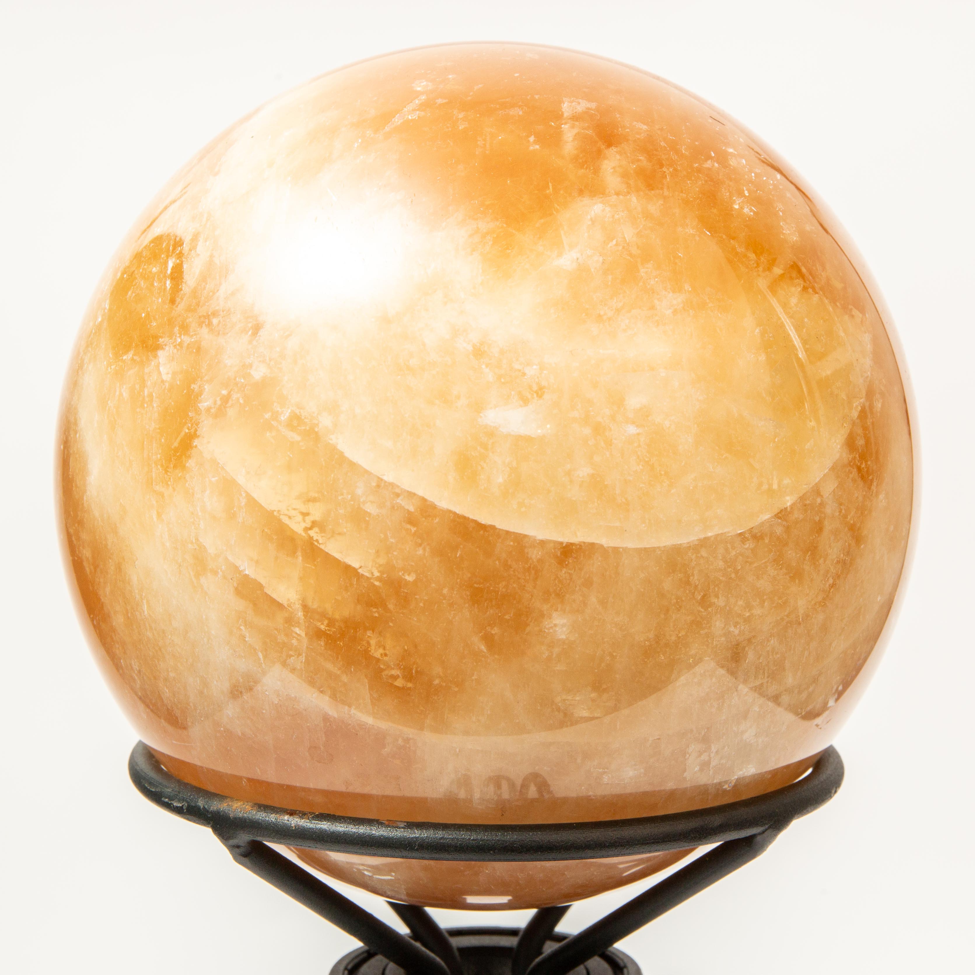Sphere - Honey Calcite 6kg (Only Sphere)