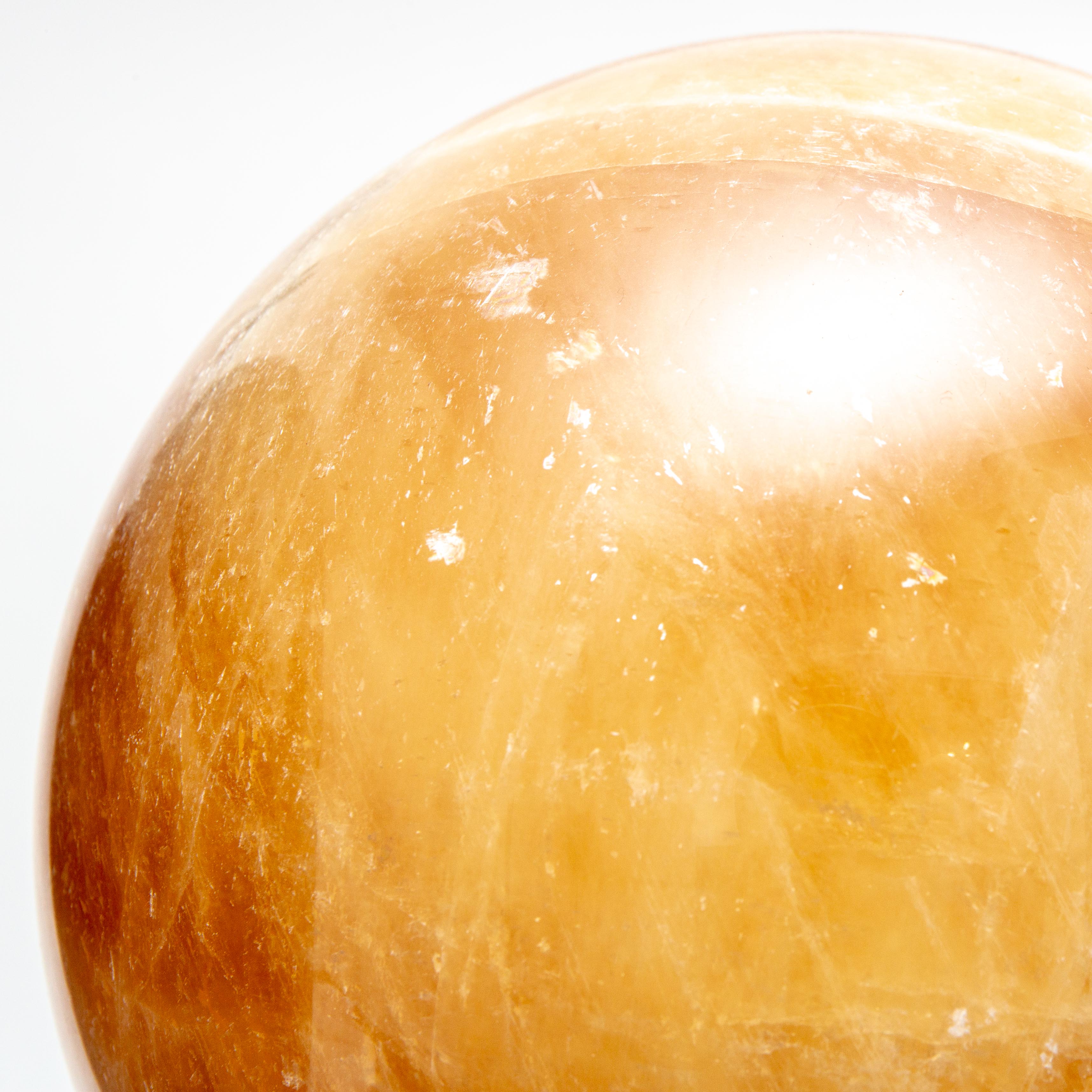 Sphere - Honey Calcite 6kg (Only Sphere)