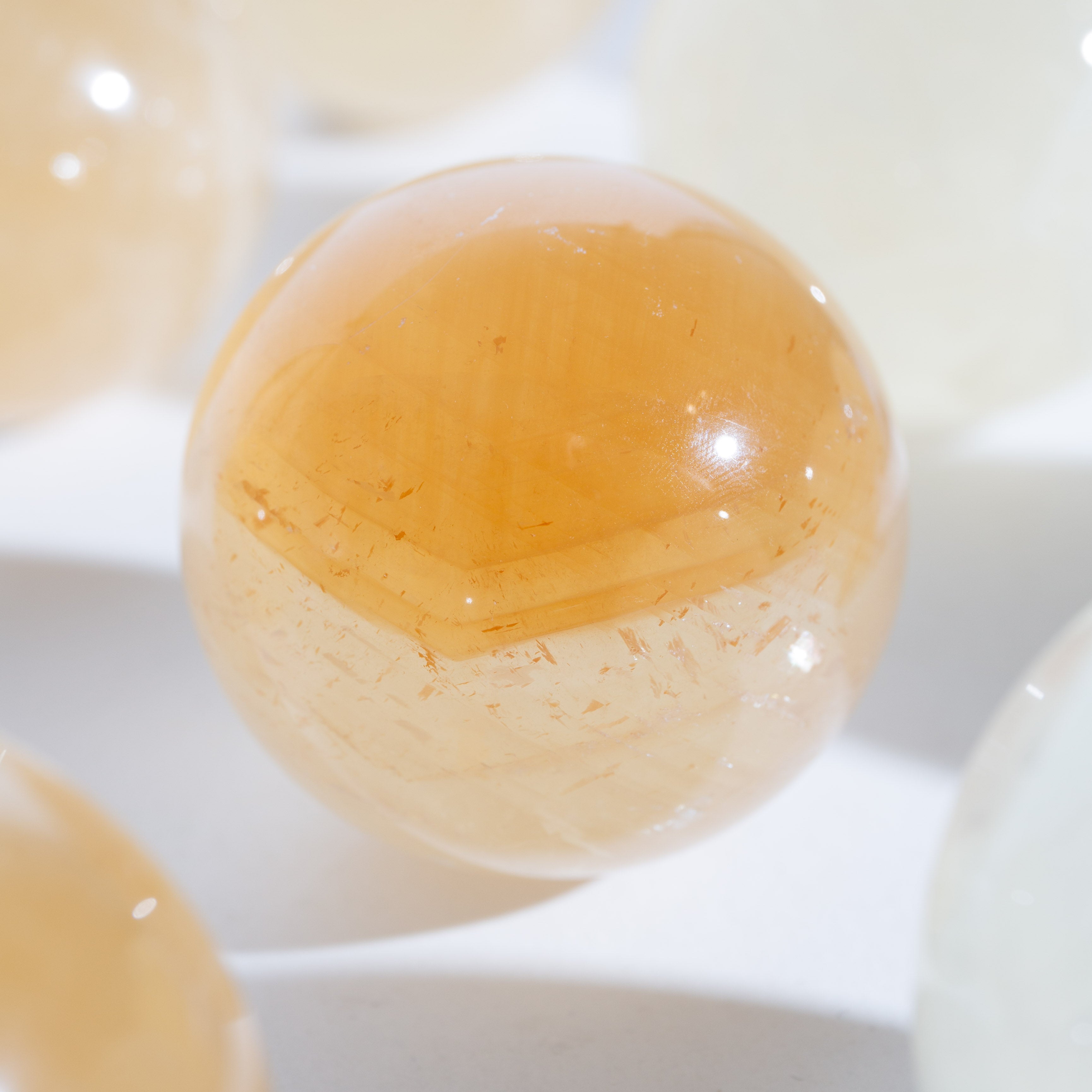 Sphere - Yellow Calcite 45-50mm