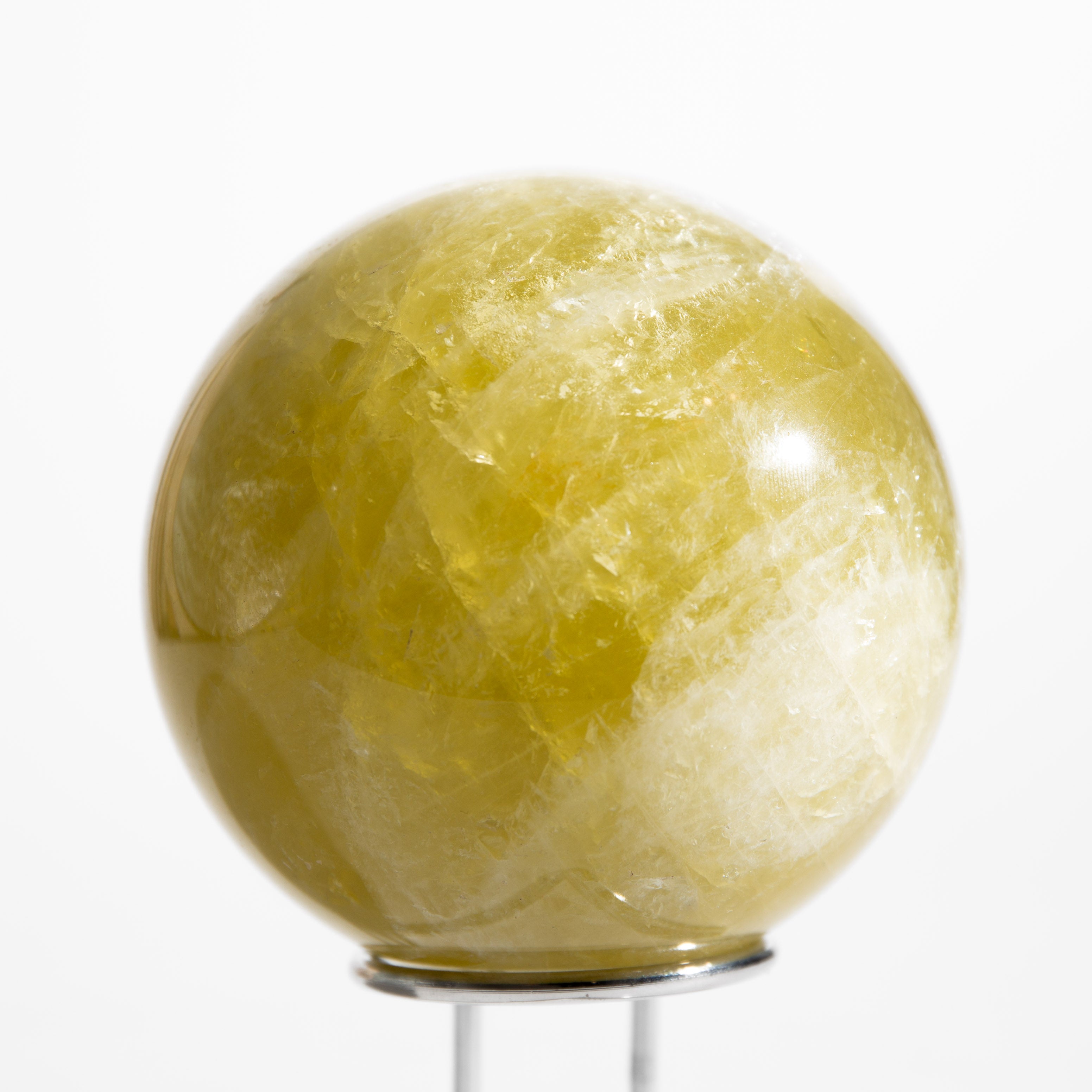 Sphere - Lemon Quartz 80mm