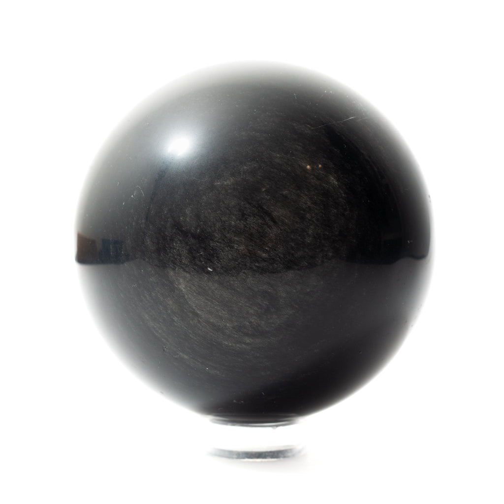 Sphere - Silver Obsidian 104mm
