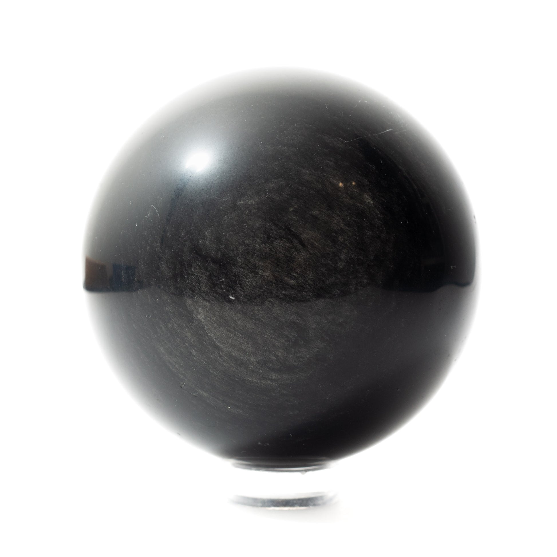 Sphere - Silver Obsidian 104mm
