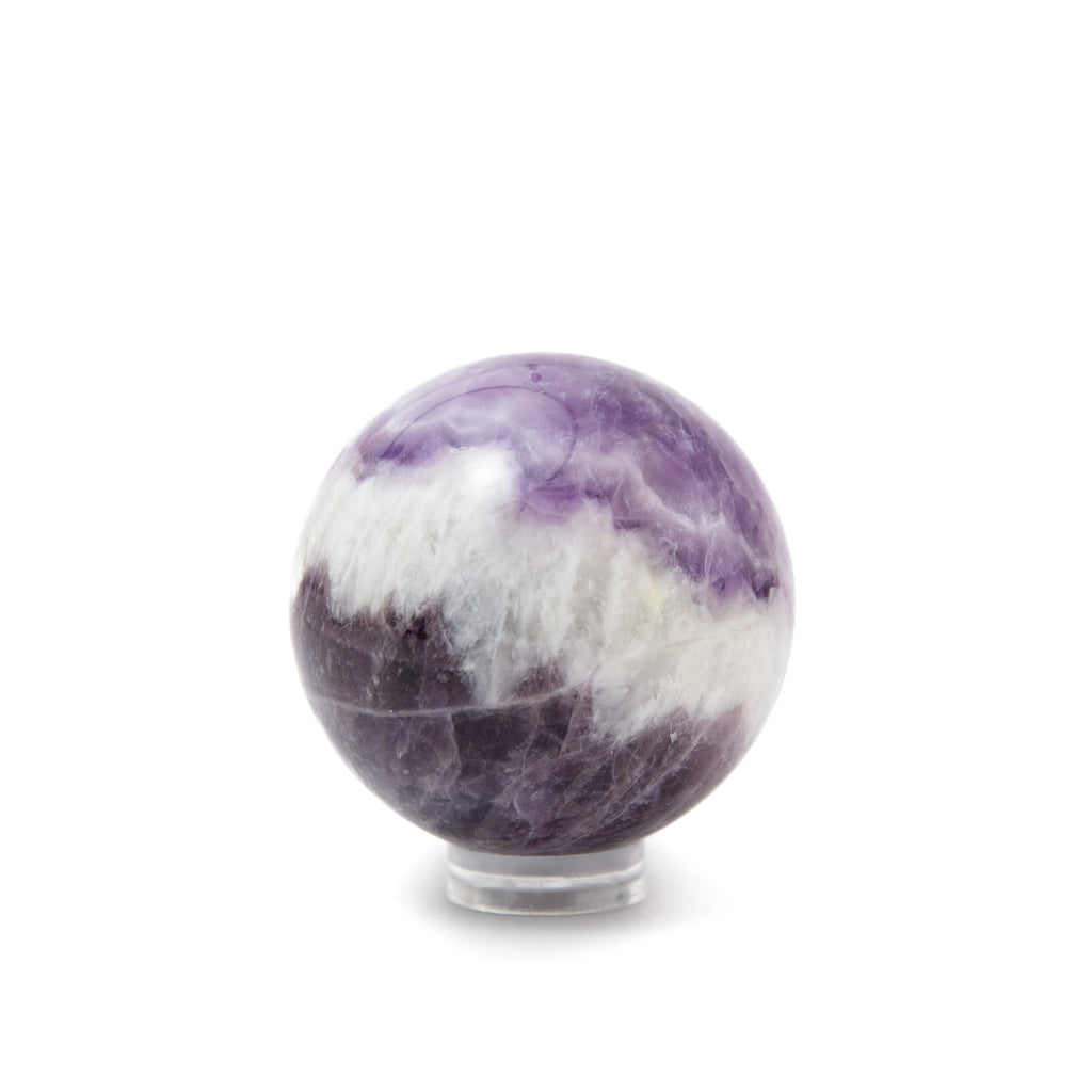 Chevron Amethyst  Sphere - 62mm
