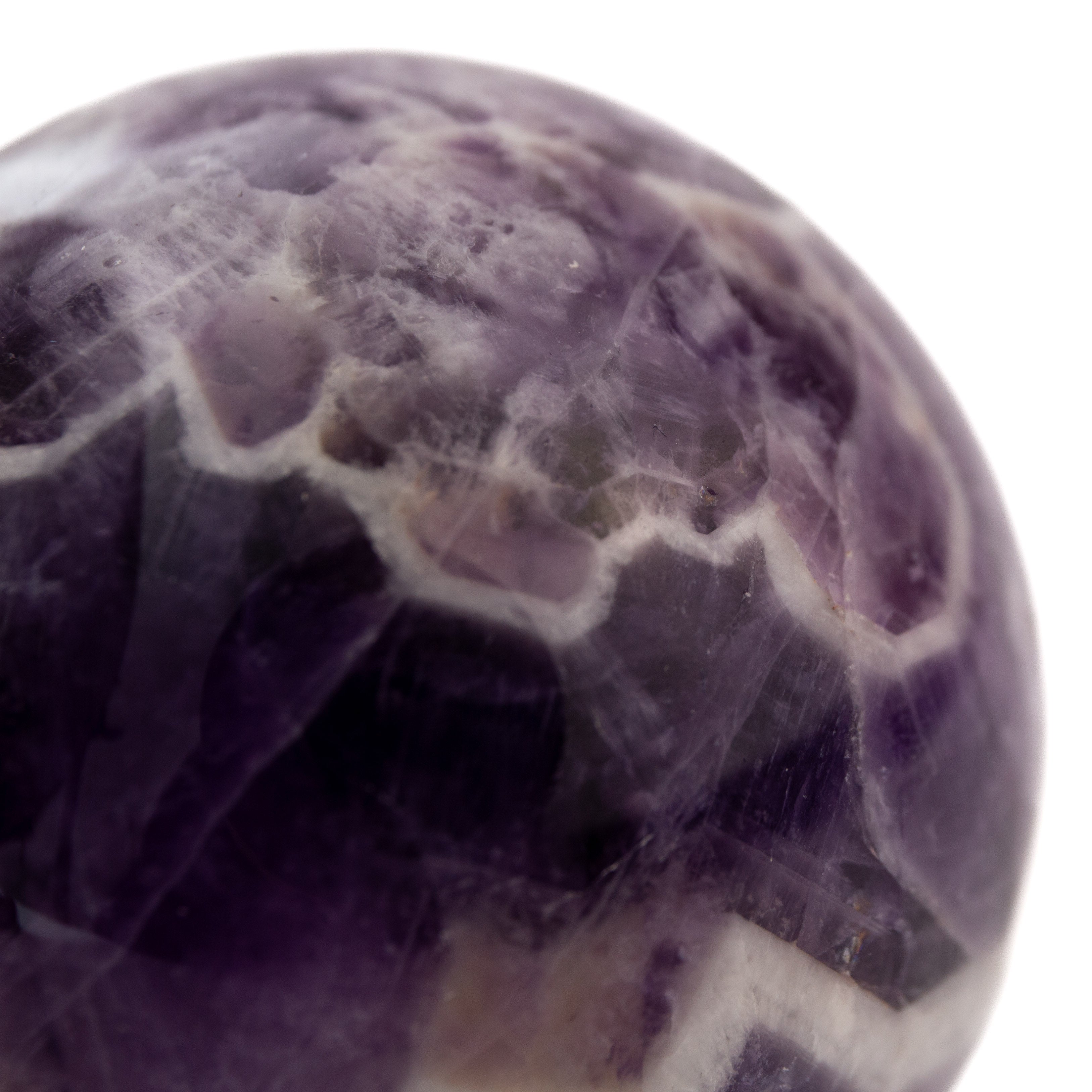 Chevron Amethyst Sphere  - 65mm