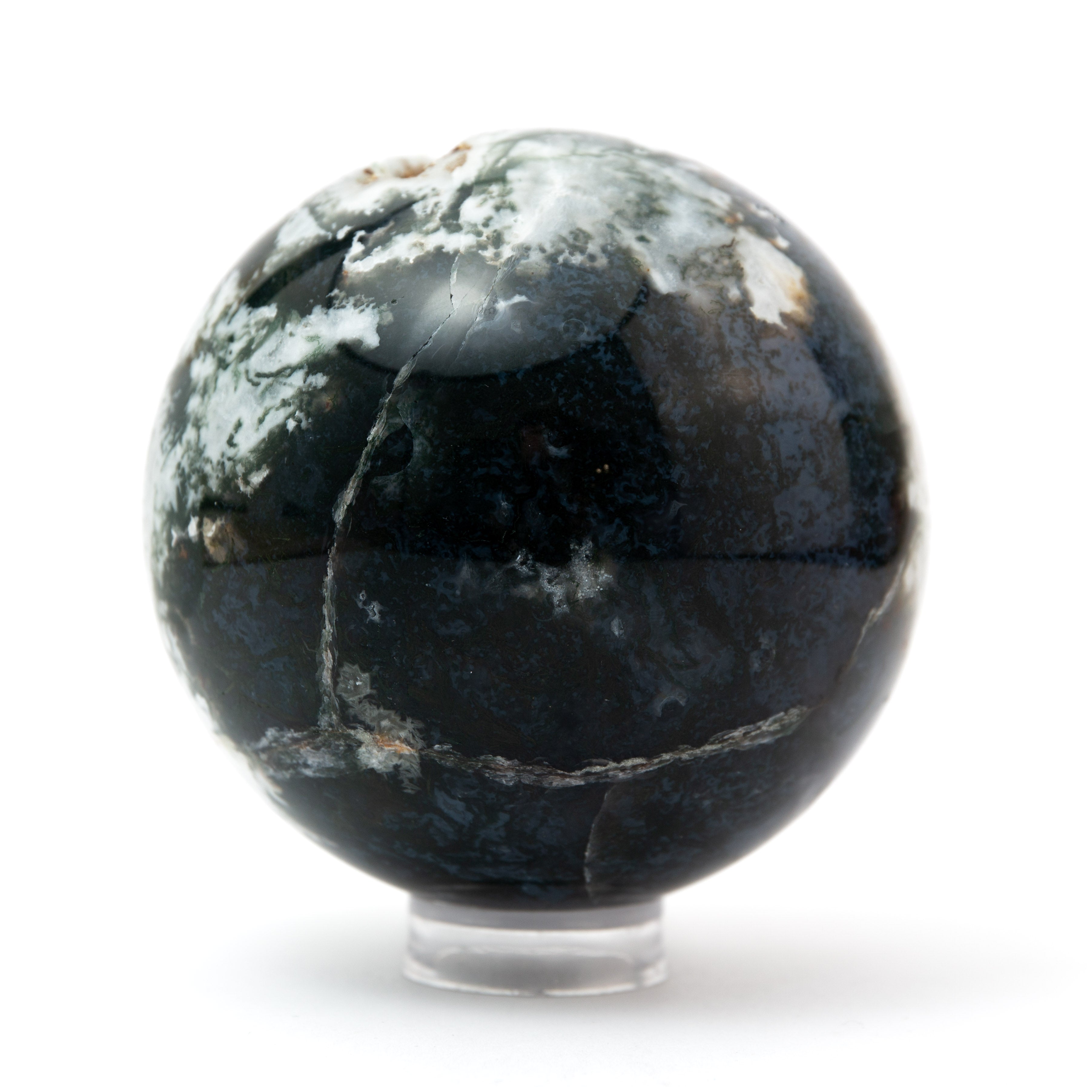 Moss Agate Sphere - 97mm
