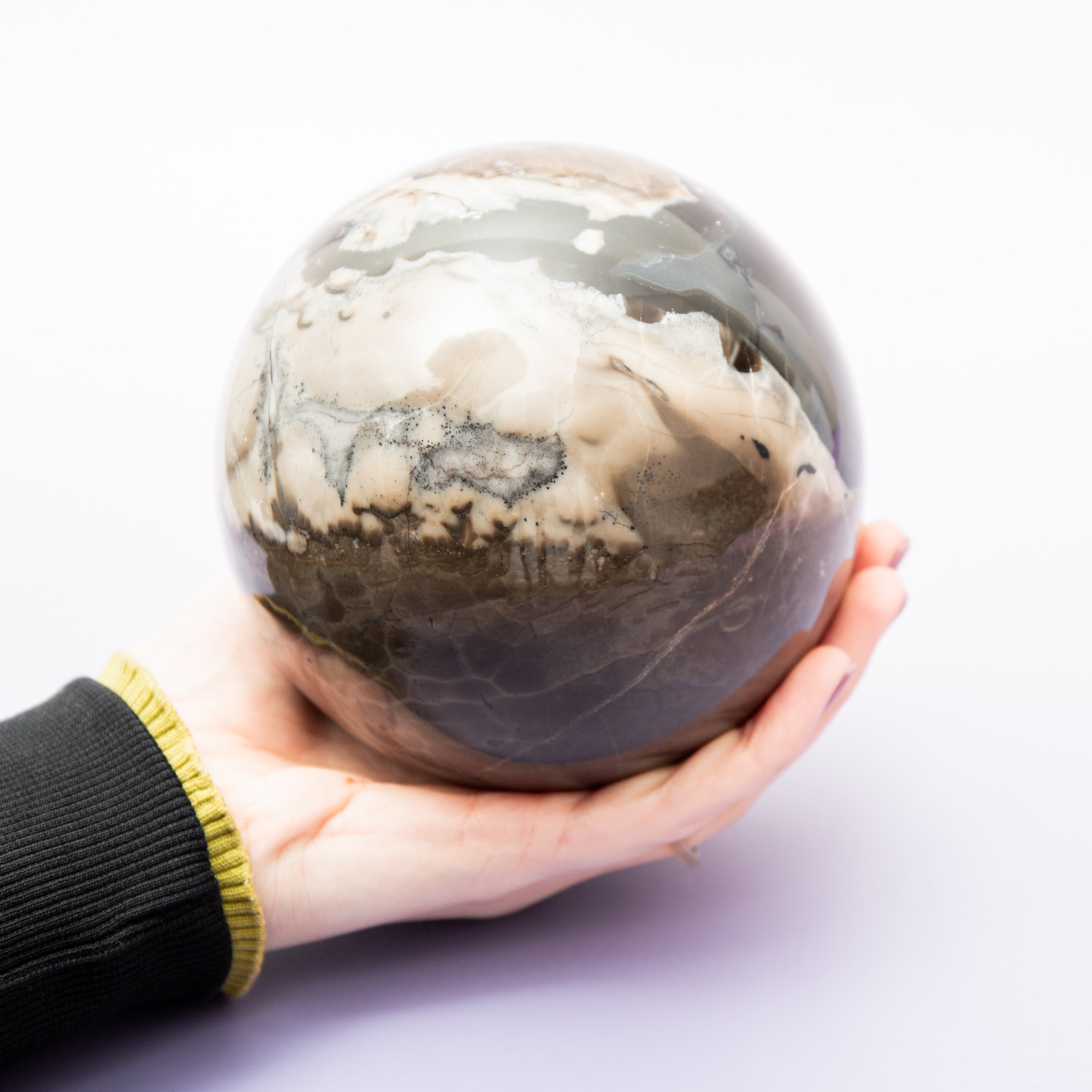Volcanic Agate Sphere - 110mm/2kg